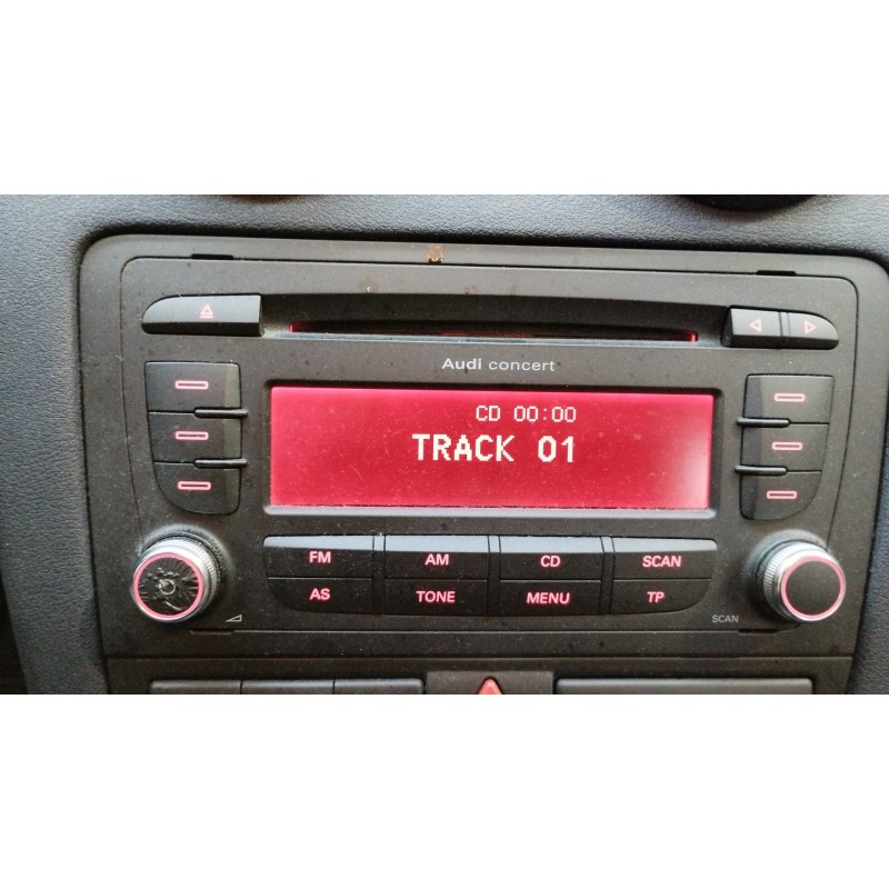 Recambio de sistema audio / radio cd para audi a3 (8p) 1.9 tdi ambiente referencia OEM IAM   