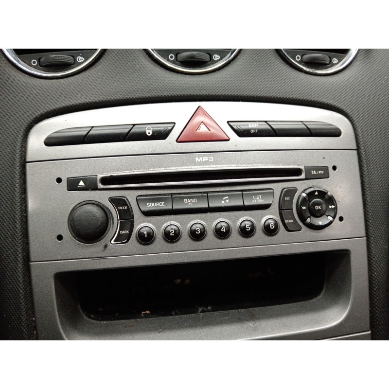 Recambio de sistema audio / radio cd para peugeot 308 confort referencia OEM IAM   