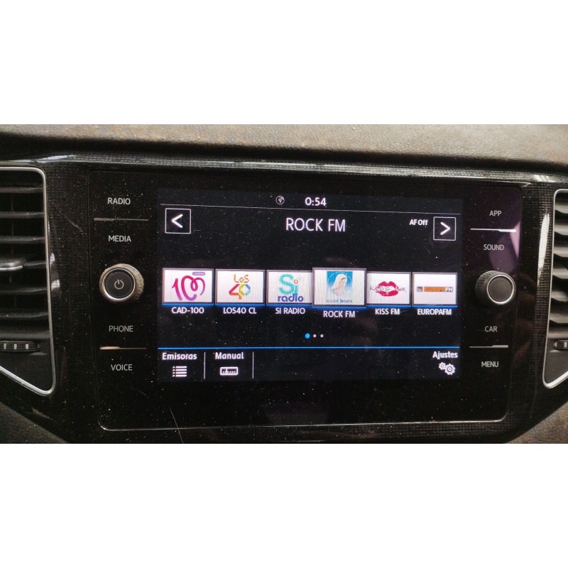 Recambio de pantalla multifuncion para volkswagen golf vii sportsvan advance referencia OEM IAM   