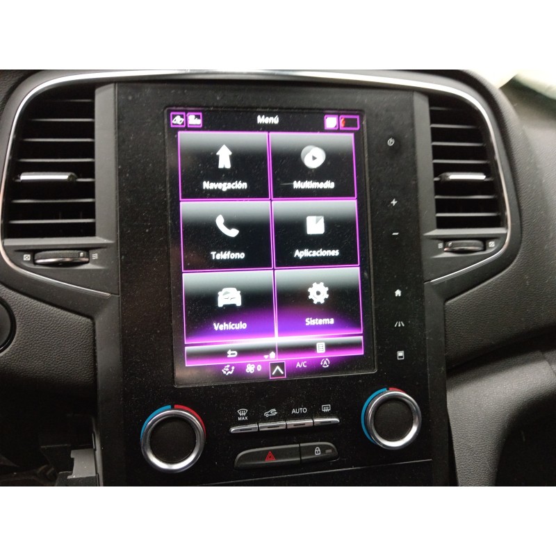 Recambio de pantalla multifuncion para renault megane iv berlina 5p bose-edition referencia OEM IAM   