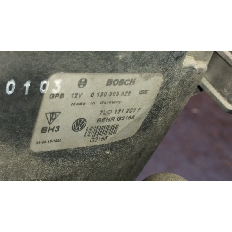 Recambio de electroventilador para volkswagen touareg (7la) tdi r5 referencia OEM IAM 7L0121023F 0130303922 