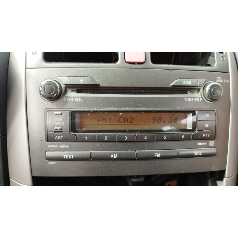 Recambio de sistema audio / radio cd para toyota auris luna referencia OEM IAM   