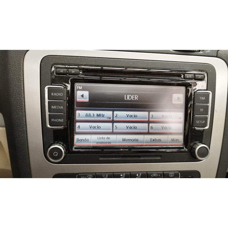 Recambio de sistema audio / radio cd para volkswagen eos (1f8) basis referencia OEM IAM   