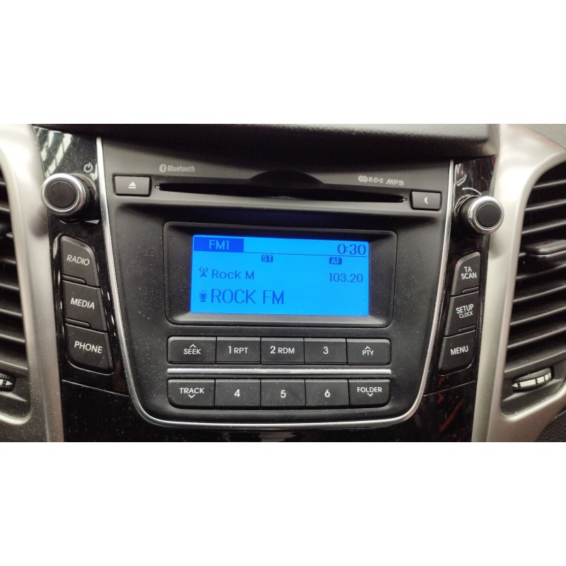 Recambio de sistema audio / radio cd para hyundai i30 (gd) 1.4 cat referencia OEM IAM   