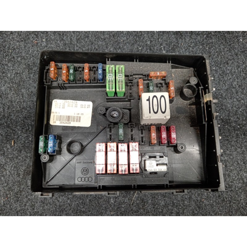 Recambio de caja reles / fusibles para volkswagen jetta (1k2) advance referencia OEM IAM 1K0937125A  