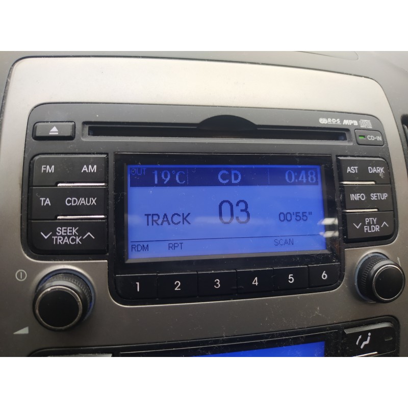 Recambio de sistema audio / radio cd para hyundai i30 classic gl referencia OEM IAM   