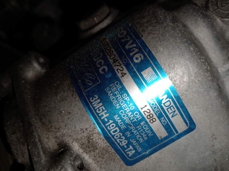 COMPRESOR AIRE ACONDICIONADO 3M5H19D629TA 