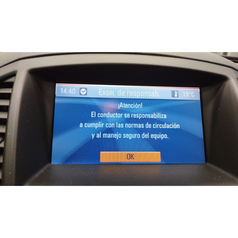 Recambio de sistema navegacion gps para opel insignia berlina cosmo referencia OEM IAM   