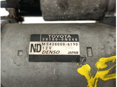 Recambio de motor arranque para toyota yaris connect referencia OEM IAM 281000N040   2