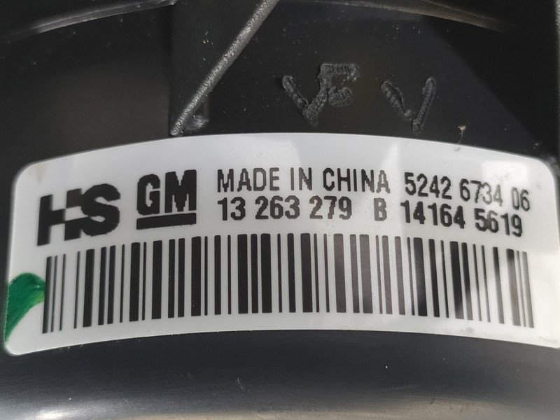 Recambio de ventilador calefaccion para opel insignia berlina excellence referencia OEM IAM 13263279 13503201 