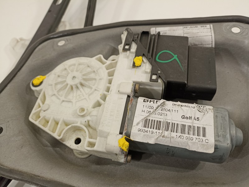 Recambio de elevalunas trasero izquierdo para volkswagen golf v berlina (1k1) sportline referencia OEM IAM 1K4839461A  