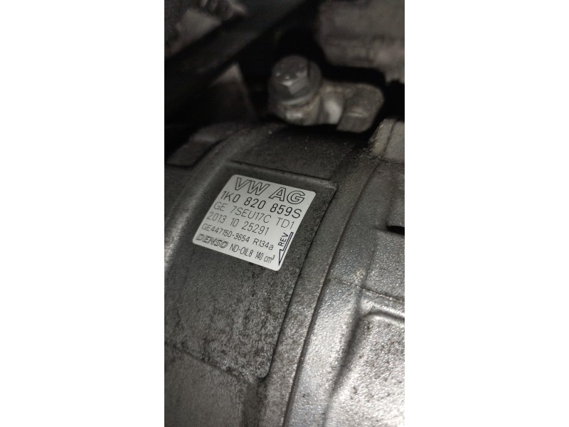 Recambio de compresor aire acondicionado para seat altea xl (5p5) family referencia OEM IAM 1K0820859S  