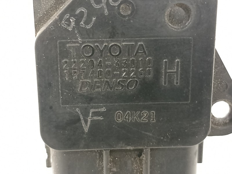 Recambio de caudalimetro para toyota yaris (ksp9/scp9/nlp9) básico referencia OEM IAM 22204033010  1974002260