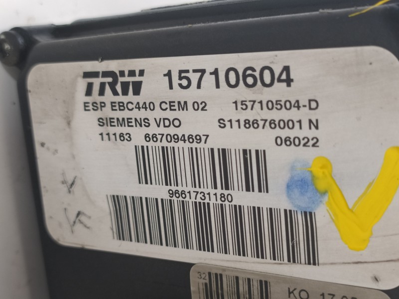 Recambio de abs para peugeot 407 st confort referencia OEM IAM 9661731180 15710604 