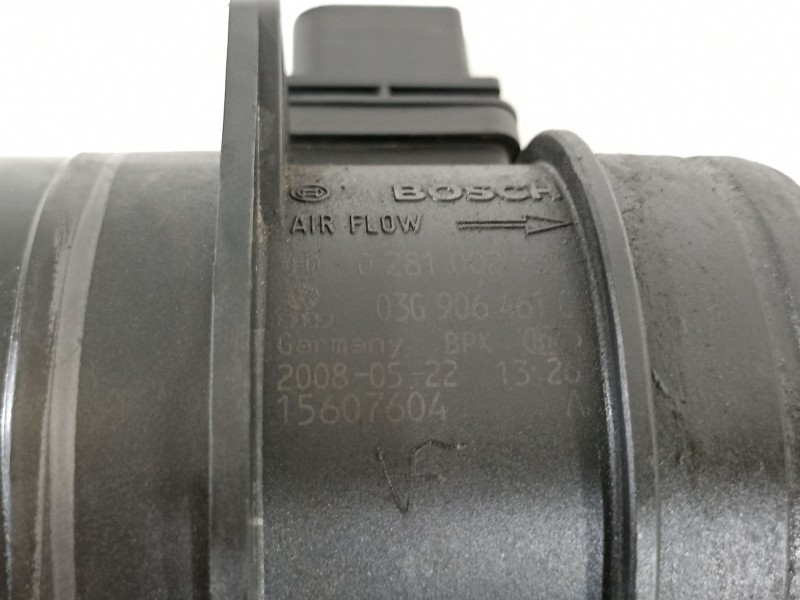 Recambio de caudalimetro para volkswagen passat berlina (3c2) advance referencia OEM IAM 03G906461C  0281002735