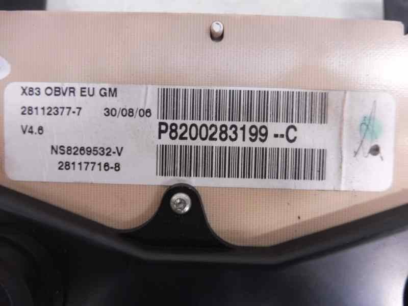 Recambio de cuadro instrumentos para opel vivaro furgón/combi (07.2006 =>) furgón 2.7t l1h1 referencia OEM IAM 8200283199  