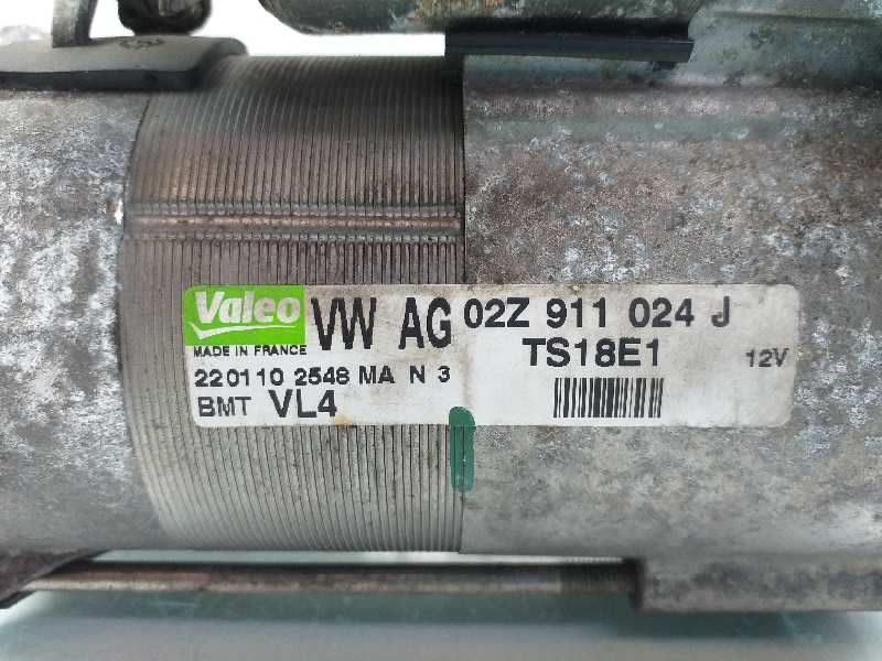 Recambio de motor arranque para seat leon (1p1) reference referencia OEM IAM 02Z911024J  