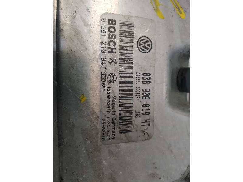 Recambio de centralita motor uce para seat ibiza (6l1) sport referencia OEM IAM 038906019HT 0281010947 