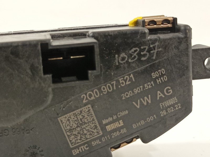 Recambio de resistencia calefaccion para seat arona xperience referencia OEM IAM 2Q0907521  