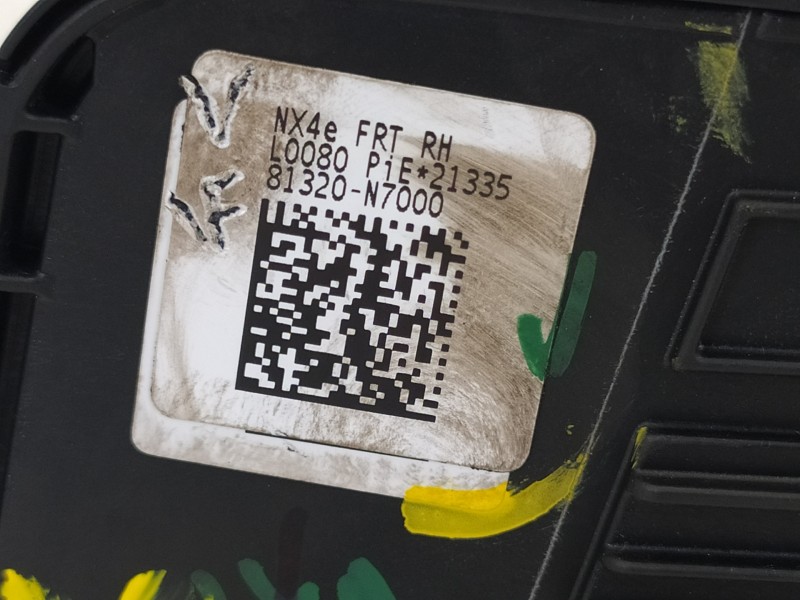 Recambio de cerradura puerta delantera derecha para hyundai tucson style 2wd referencia OEM IAM 81320N7000  