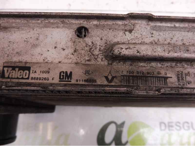 Recambio de intercooler para opel vivaro furgón 2.9t corto referencia OEM IAM 91166035 7700312903 
