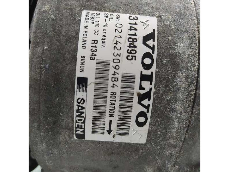 Recambio de compresor aire acondicionado para volvo v40 cross country plus referencia OEM IAM 31418495  