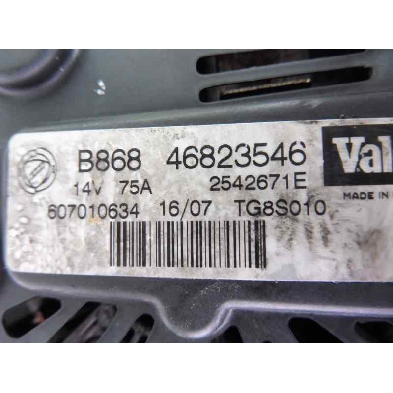 Recambio de alternador para fiat doblo (119) 1.3 16v multijet active com. (55kw) referencia OEM IAM 46823546 2542671E TG8S010