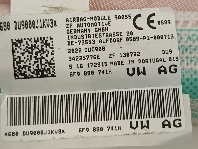 Recambio de airbag cortina delantero izquierdo para seat arona xperience referencia OEM IAM 6F9880741H  
