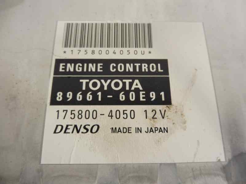 Recambio de centralita motor uce para toyota land cruiser (j12) 3.0 d4-d vx referencia OEM IAM 8966160E91 1758004050 