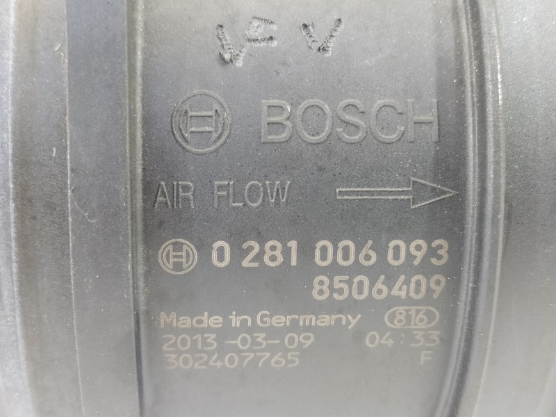 Recambio de caudalimetro para bmw x1 (e84) sdrive 18d referencia OEM IAM 8506409 0281006093 302407765