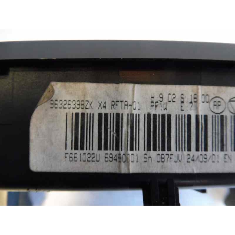 Recambio de mando climatizador para citroën c5 berlina 2.0 hdi 90 sx/sx automático referencia OEM IAM 96326398ZK  