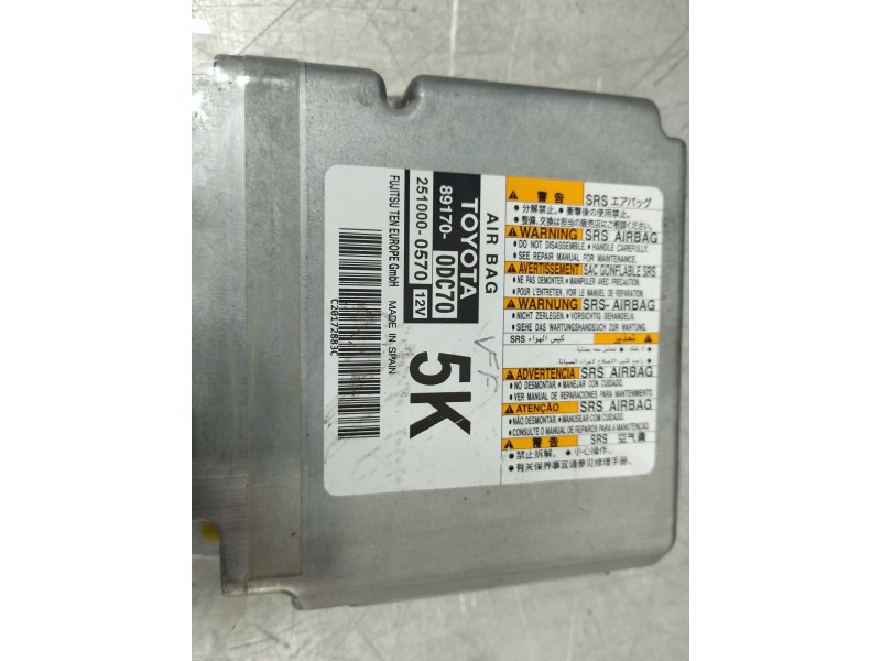 Recambio de kit airbag para toyota yaris hsd active referencia OEM IAM 553020D180 891700DC70 451300D630