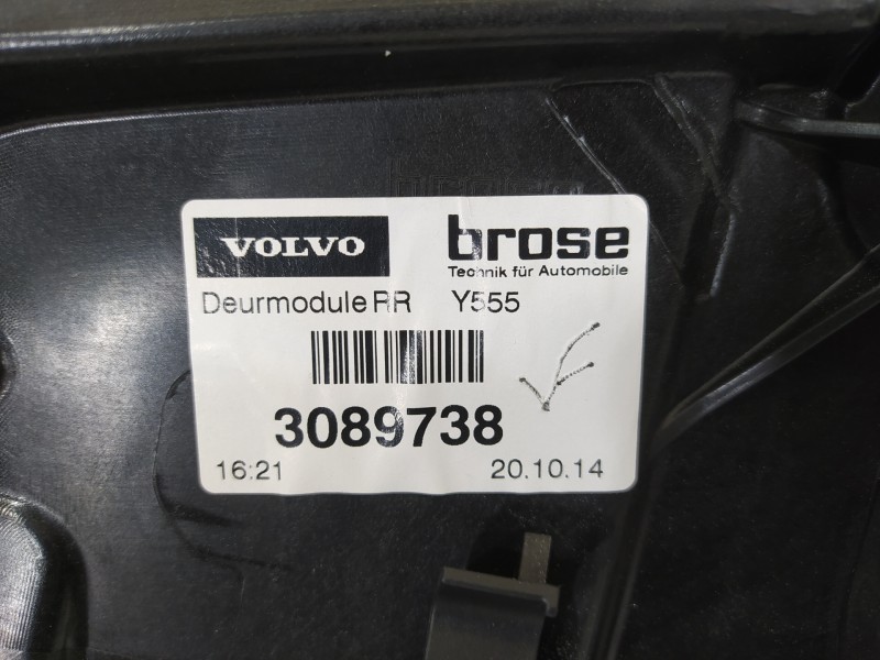 Recambio de elevalunas trasero derecho para volvo v40 cross country plus referencia OEM IAM 3089738  