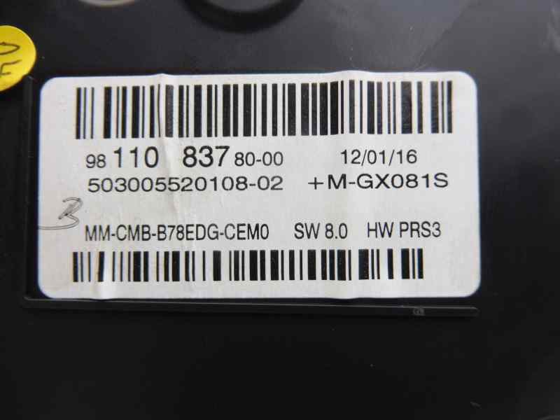 Recambio de cuadro instrumentos para citroën c4 picasso live referencia OEM IAM 9811083780 50300552010802 