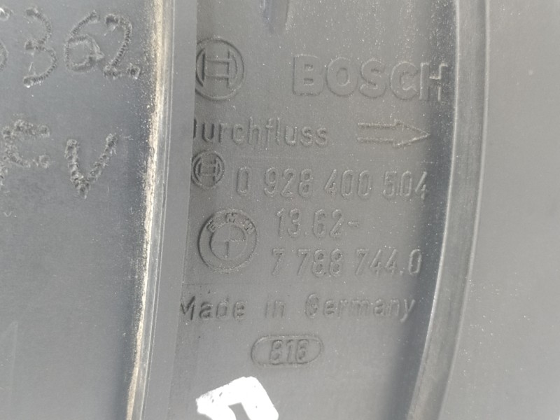 Recambio de caudalimetro para bmw serie 3 berlina (e90) 320d referencia OEM IAM 136277887440 0928400504 