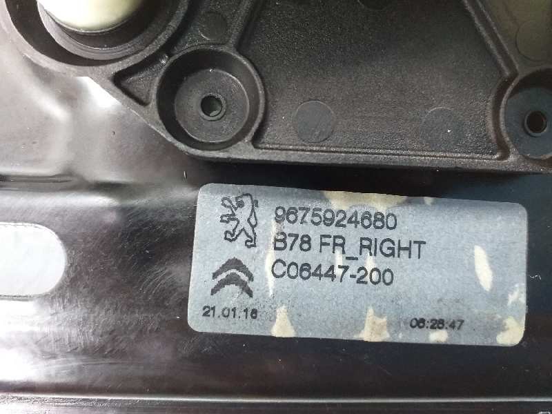 Recambio de elevalunas delantero derecho para citroën c4 picasso live referencia OEM IAM 9675924680 9675288880 