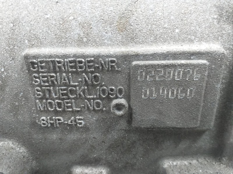 Recambio de caja cambios para bmw x1 (e84) sdrive 18d referencia OEM IAM 014060 220076 8HP-45