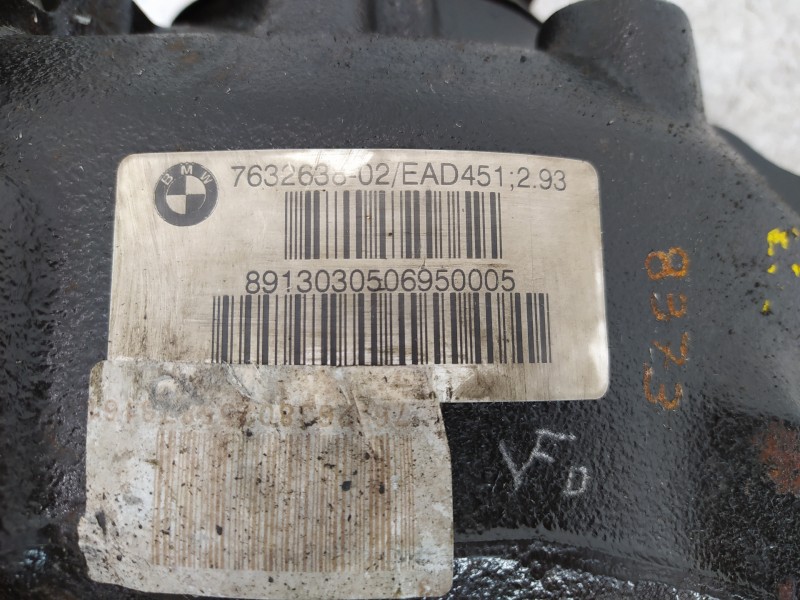 Recambio de diferencial trasero para bmw x1 (e84) sdrive 18d referencia OEM IAM 7632638 7541580 7518405