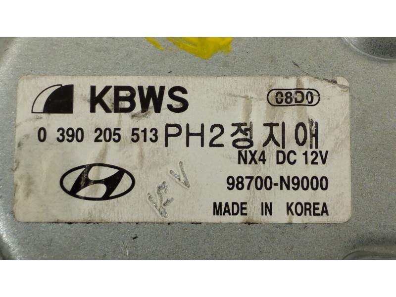 Recambio de motor limpia trasero para hyundai tucson style 2wd referencia OEM IAM 98700N9000 0390205513 