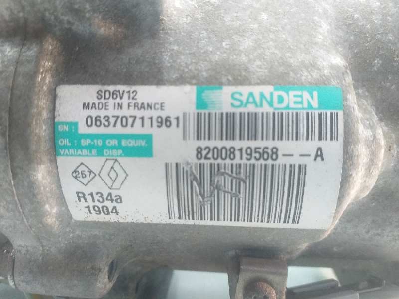 Recambio de compresor aire acondicionado para renault twingo authentique referencia OEM IAM 8200819568 06370711961 