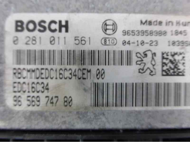 Recambio de centralita motor uce para citroën c5 berlina vtr (e) referencia OEM IAM 9656974780 0281011561 