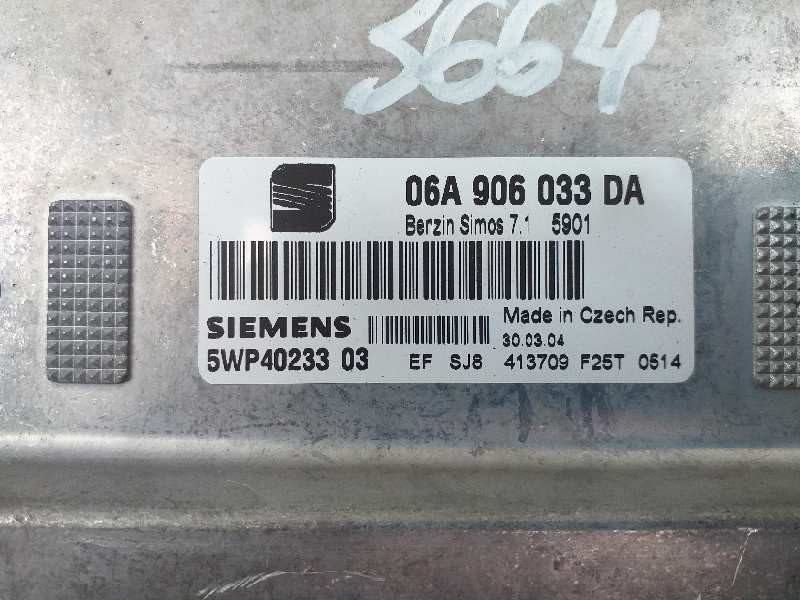 Recambio de centralita motor uce para seat altea (5p1) sport-up referencia OEM IAM 06A906033DA 5WP4023303 