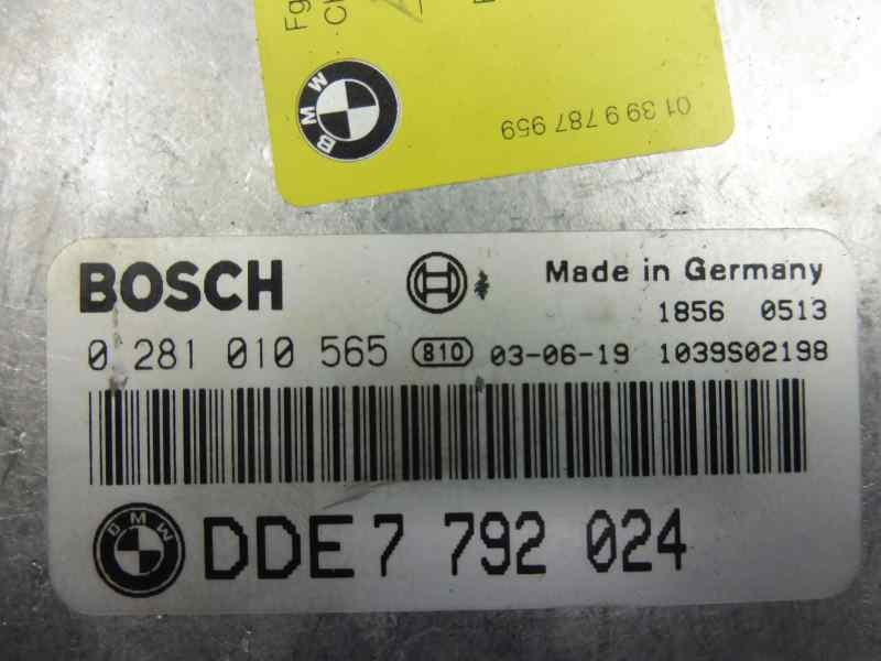 Recambio de centralita motor uce para bmw serie 3 berlina (e46) 320d referencia OEM IAM 13617792024 0281010565 01399787959