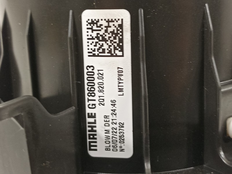 Recambio de ventilador calefaccion para seat arona xperience referencia OEM IAM 2Q1820021  