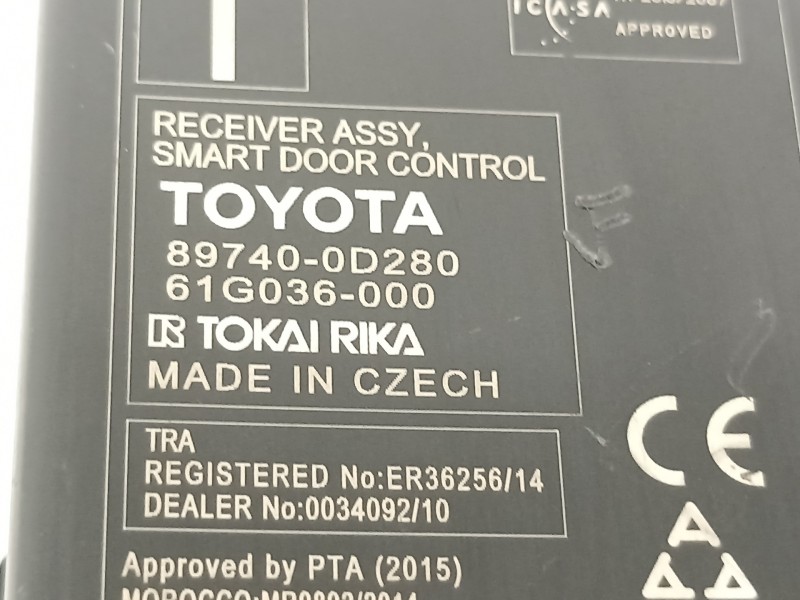 Recambio de modulo electronico para toyota yaris hsd active referencia OEM IAM 897400D280 61G036000 