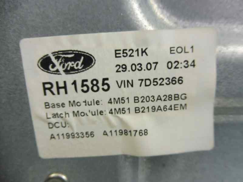 Recambio de elevalunas delantero derecho para ford focus berlina (cap) trend referencia OEM IAM 4M51B203A28BG 4M51B219A64EM 4M5T