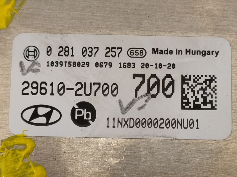 Recambio de centralita cambio automatico para hyundai tucson style 2wd referencia OEM IAM 296102U700 0281037257 