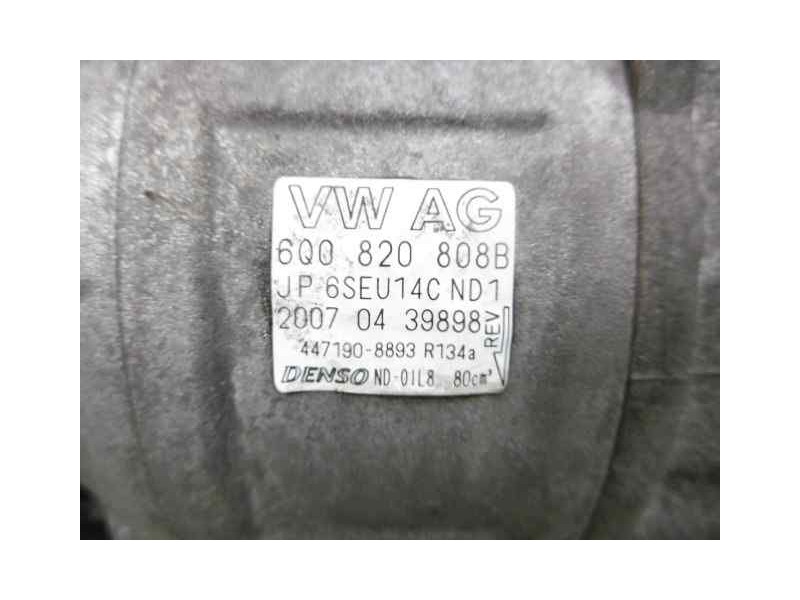 Recambio de compresor aire acondicionado para seat ibiza (6l1) reference referencia OEM IAM 6Q0820808B 4471908893 