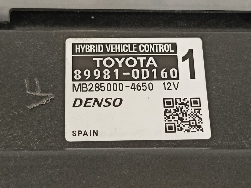 Recambio de modulo electronico para toyota yaris hsd active referencia OEM IAM 899810D160 MB2850004650 