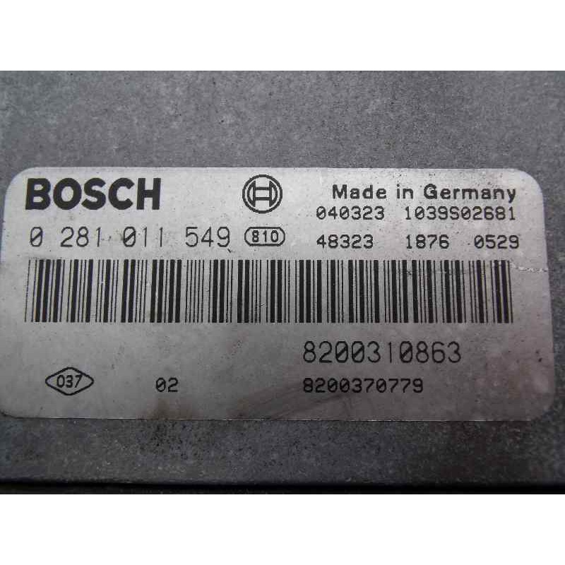 Recambio de centralita motor uce para renault megane ii familiar authentique confort referencia OEM IAM 8200310863 0281011549 82